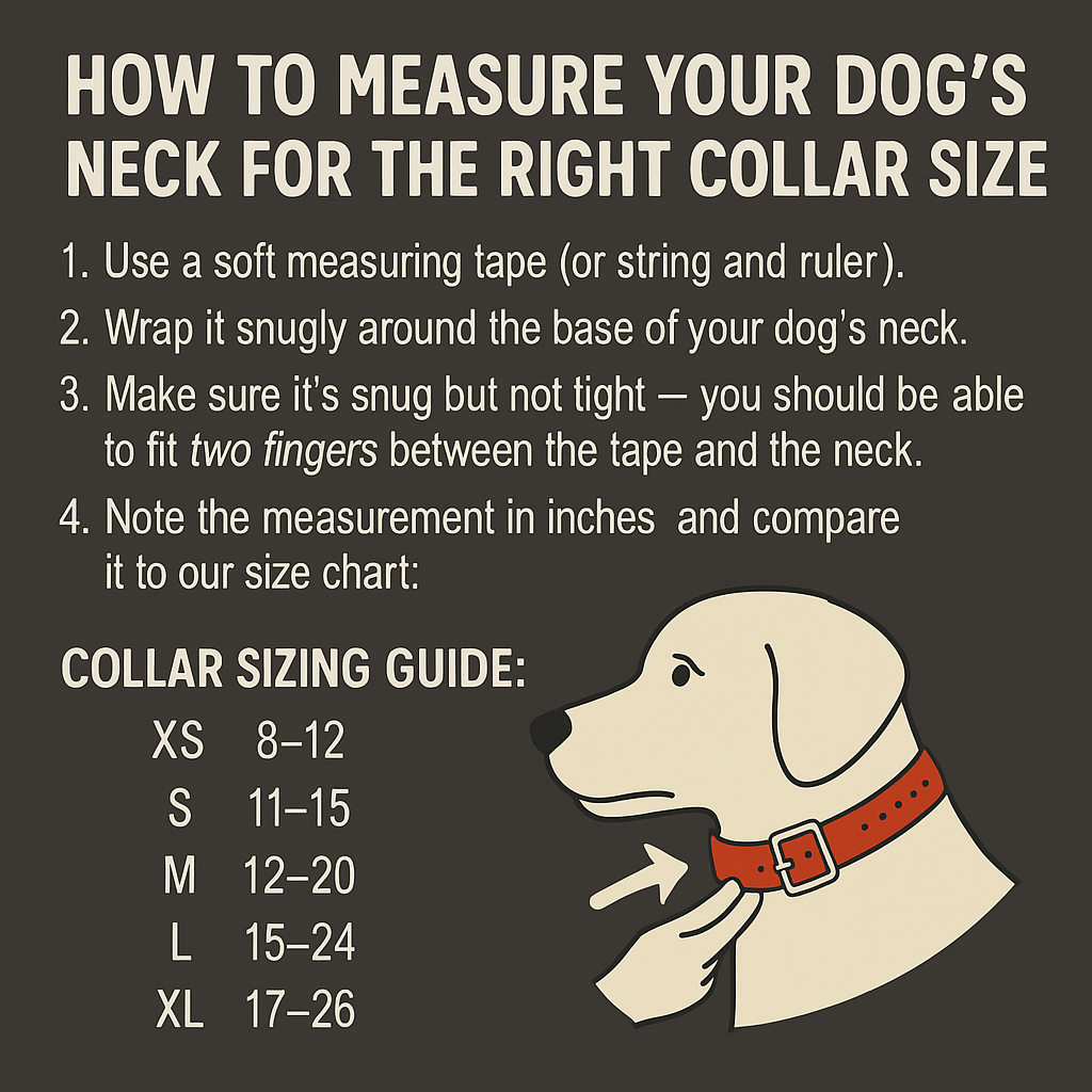 Classic Wickett & Craig Leather Dog Collar