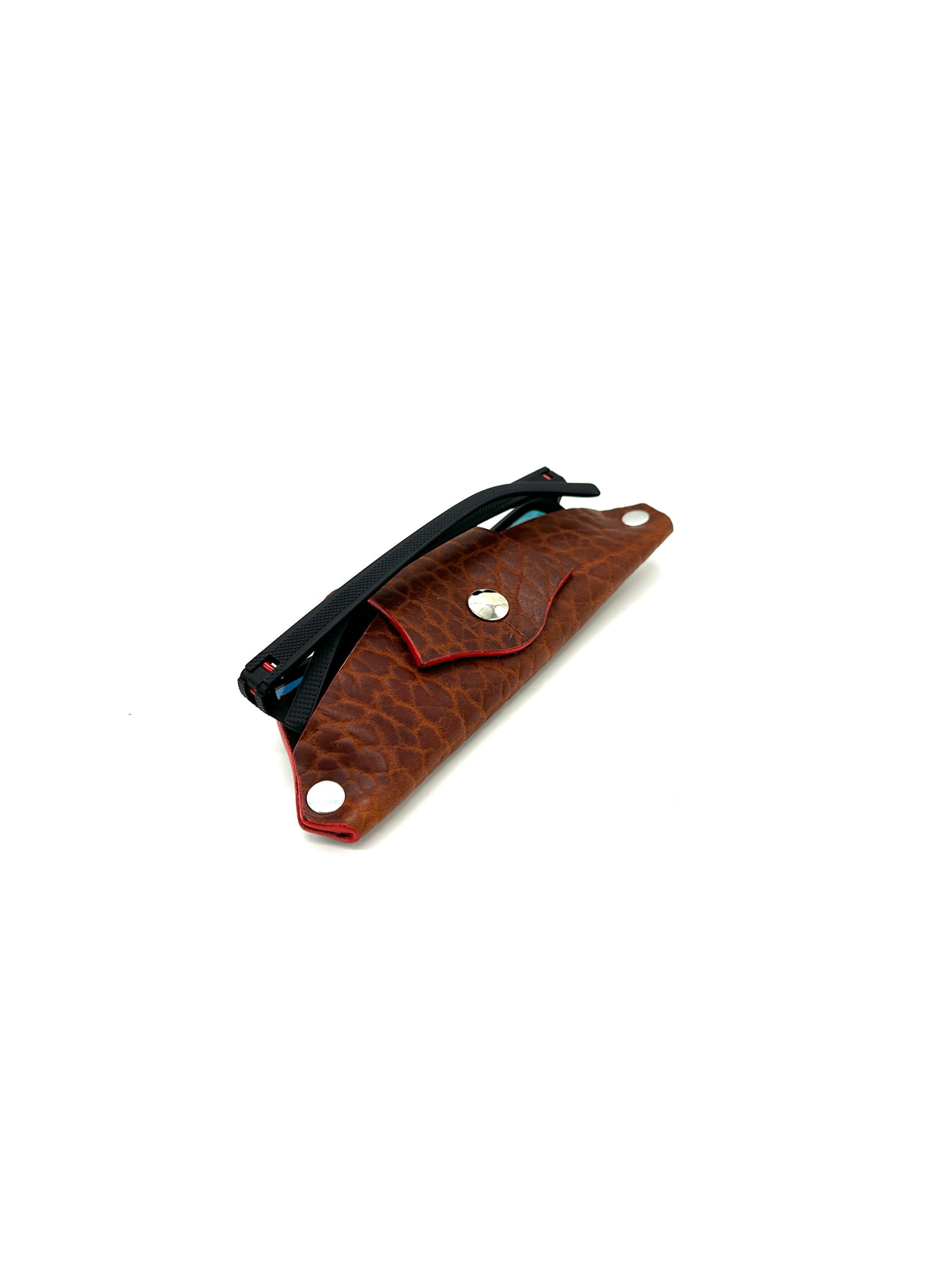 Bison Leather Glasses & Sunglasses Case