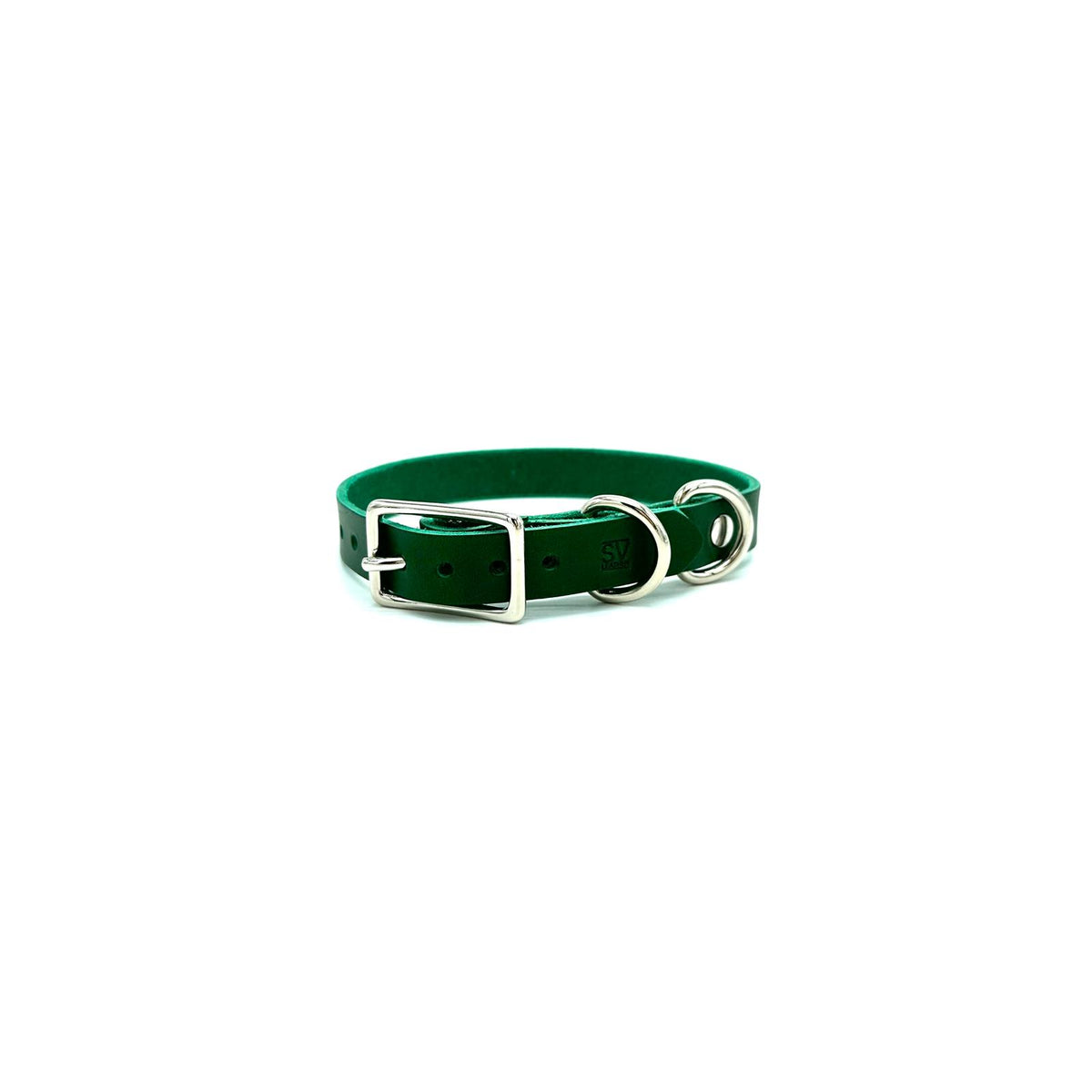 Classic Italian Leather Dog Collar