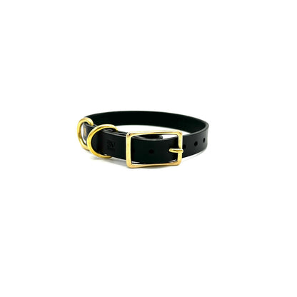 Classic Italian Leather Dog Collar