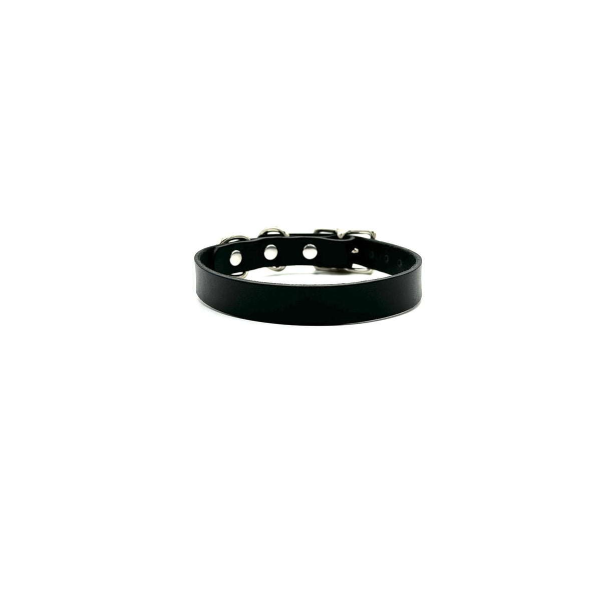 Classic Italian Leather Dog Collar