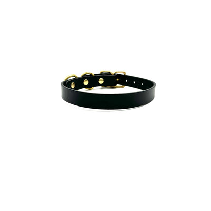 Classic Italian Leather Dog Collar