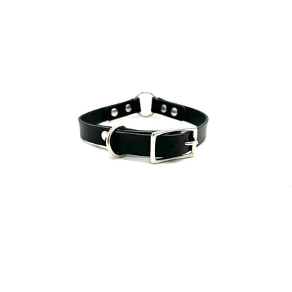 Italian Leather O-Ring Dog Collar