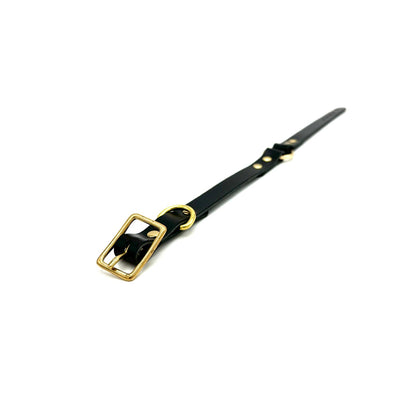 Italian Leather O-Ring Dog Collar